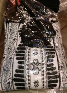 New Stylish Black &amp; White Kurta Set