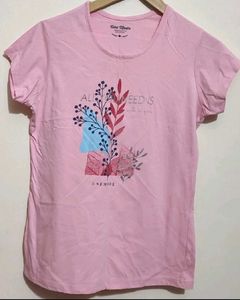 Pink T-shirt For Baby Girl 7-8 Year