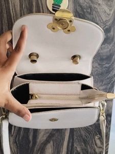 Cute Cream Crossbody Bag