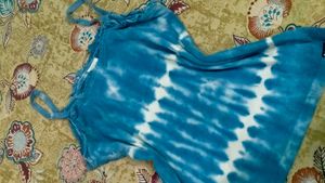 Blue Tie-Dye Cami Top