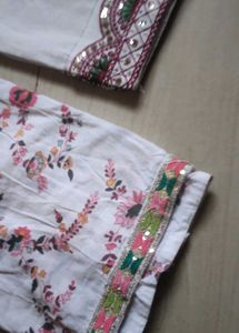 Floral Print Kurta and Pants Set