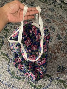 Floral Print laundry bag