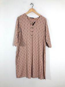 Beige Printed Kurtas(Women’s)