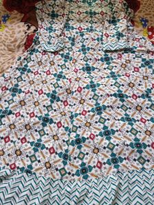 anarkali Kurta with Mirror Work