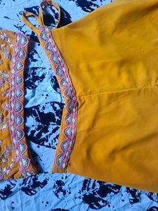 blouse, plazo with Dupatta..