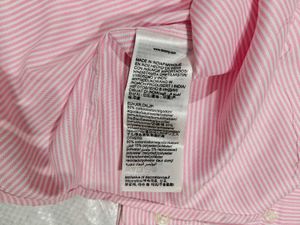 Tommy Hilfiger Pink Striped Oxford Shirt