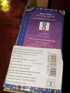 Battery diamond candles