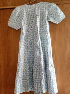 Blue Floral Prairie Dress