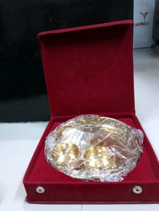 Brass pooja Thali Set