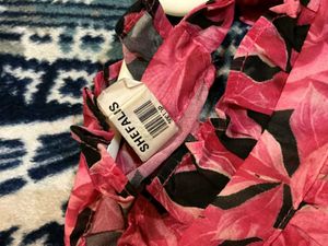 Floral Print Long Sleeve Mini Dress