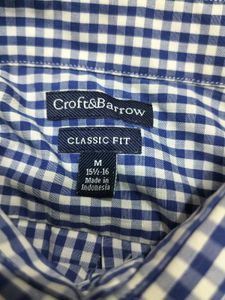 Boxy Checkered Short Sleeve Shirt