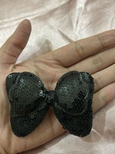 Sparkling Sequin Bow Hair Clip