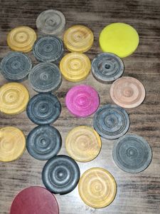 Vintage Checkers Game Pieces
