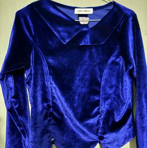 Formal Velvet Sunday Top
