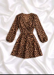 Wild Muse Leopard Mini Dress 🐆 on sale