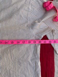 Striped Long Sleeve Button-Down Shirt