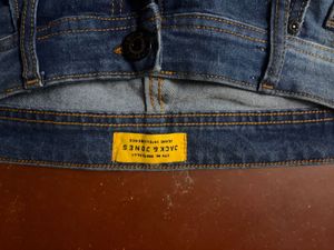 Distressed Jack jones Blue Denim Jogger Jeans