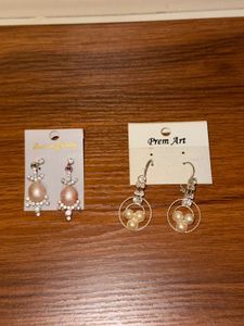 Pairs of 8 Earrings  (6 long, 2 small)