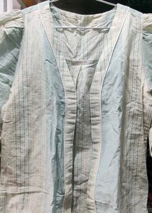 Structured Striped Shrug
