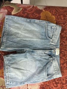 Light Wash Denim Shorts