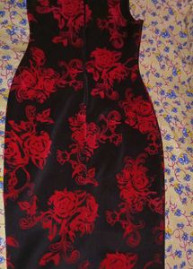 Black And Red Dress