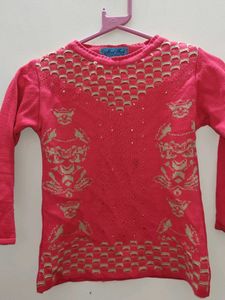 Mont Ford Stylish Pink Knit Sweater