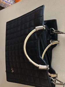Chic Quilted Black Handbag