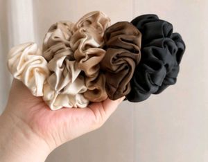 Satin Scrunchies - Set of 2