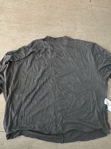 Grey Long Sleeve Top