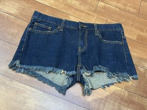Dark Wash Denim Shorts