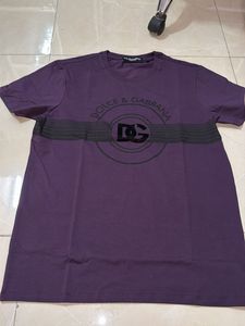 Dolce &amp; Gabbana Purple XL size T-Shirt