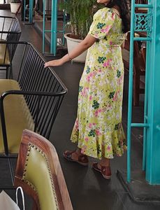 Tokyo Talkies A Line Slit Dress