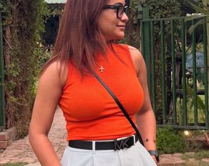 Chic Neon Orange top