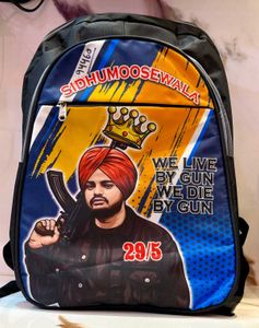 Sidhu Moose Wala Backpack ( New)