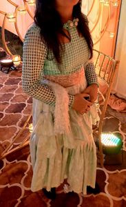 Big Offer On Designer Beautiful combination of Indin nd western style
