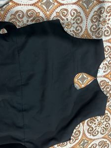 BLACK CUT OUT WESTERN KURTA🖤