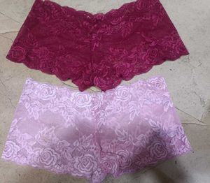 Lace Briefs Set