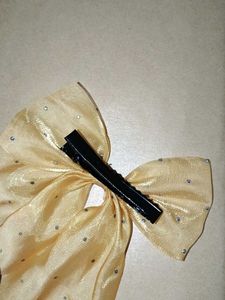 Sparkling Bow Hair Clip