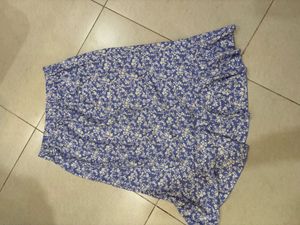 Flowy Floral Midi Skirt