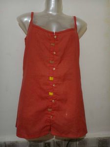 Boho Chic Button-Front Cami Top