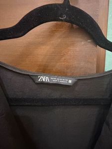*discounted*Chic Black Crop Top from Zara