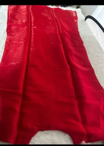 Stunning Red Embroidered Kurta Set with Dupatta