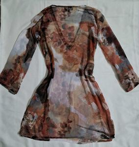 Y2k Vintage Forest Fairy Desi Chatpati Kurti Top