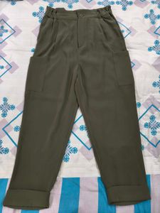 Zudio Women's Olive Green Cargo Pants