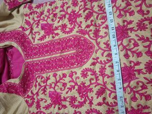 Lakhnawi Chickenkari Winter Suit Shalwar  Dupat