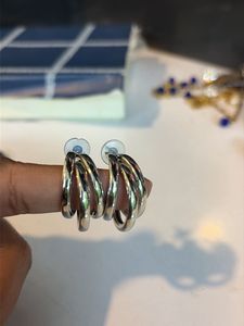 Silver Tone Hoop Earrings