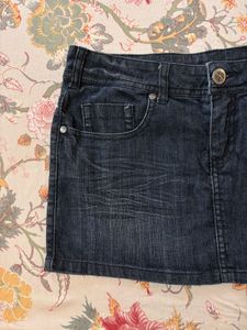 y2k chrome hearts inspired mini skirt