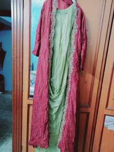 Drape Style Inner N Over Coat