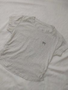 Cute Bow Detail T-Shirt