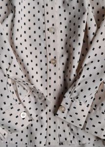 Polka Dot Shirt - Smart Casual Office Outfit